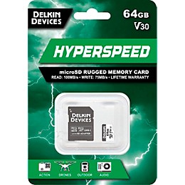 Delkin HYPERSPEED MicroSDHC Memory Card 64GB