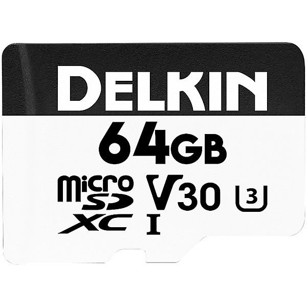 Delkin HYPERSPEED MicroSDHC Memory Card 64GB