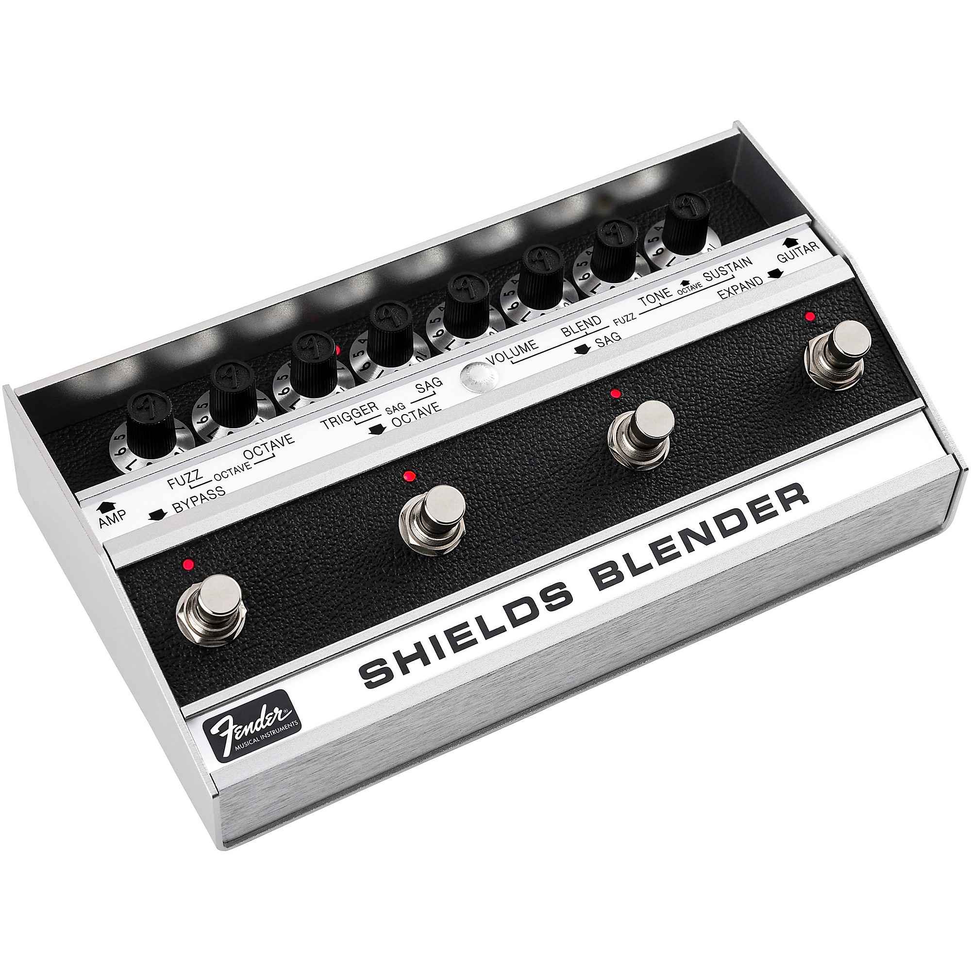 Fender Shields Blender Effects Pedal Silver | Guitar Center