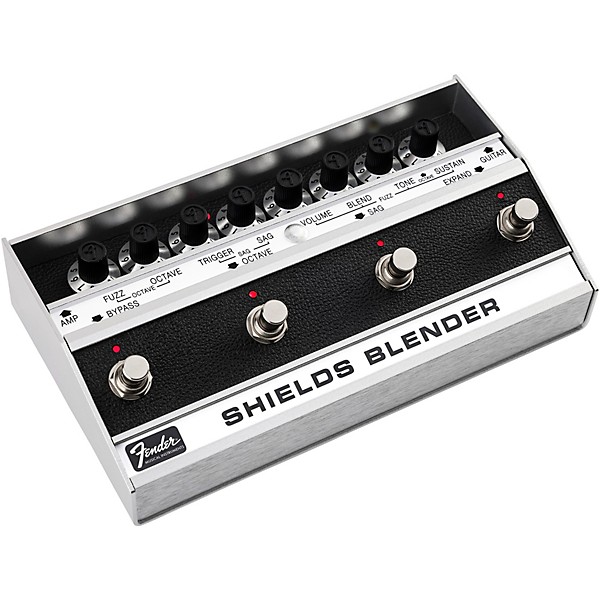 Fender Shields Blender Effects Pedal Silver