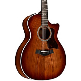 Taylor 424ce Walnut Special Edition Grand Auditorium Acoustic-Electric Guitar Shaded Edge Burst