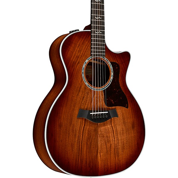 Taylor 424ce Walnut Special Edition Grand Auditorium Acoustic-Electric Guitar Shaded Edge Burst