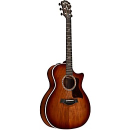 Taylor 424ce Walnut Special Edition Grand Auditorium Acoustic-Electric Guitar Shaded Edge Burst