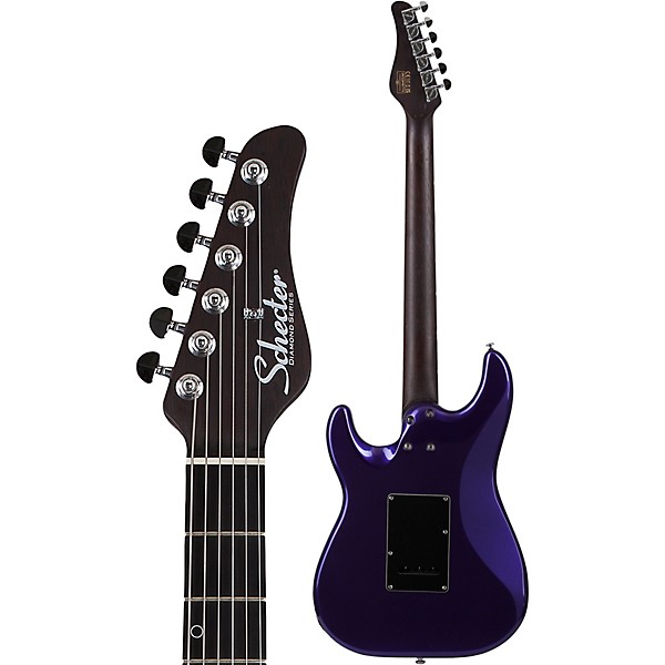 Schecter Guitar Research MV-6 Electric Guitar Metallic Purple