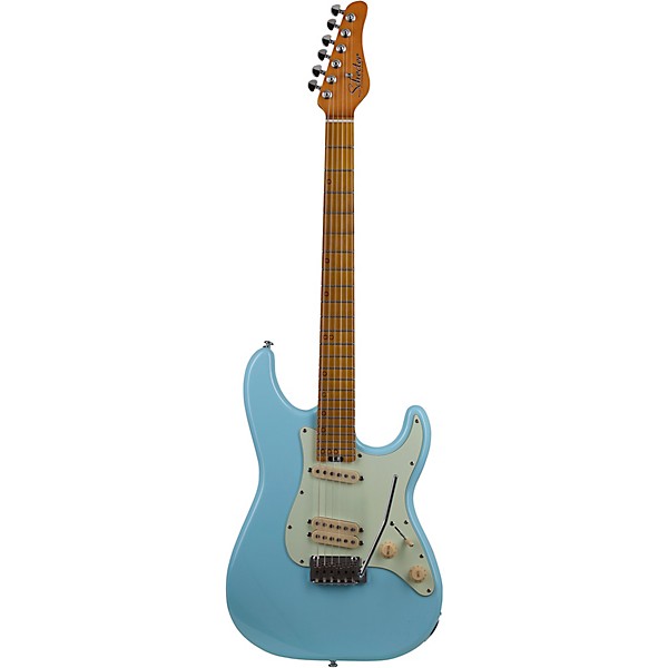 Schecter Guitar Research MV-6 Electric Guitar Super Sonic Blue