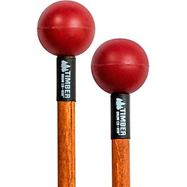 Timber Drum Company Extra Soft Rubber Mallets with Solid Hardwood Handles Extra Small (Soft) Red Rubber