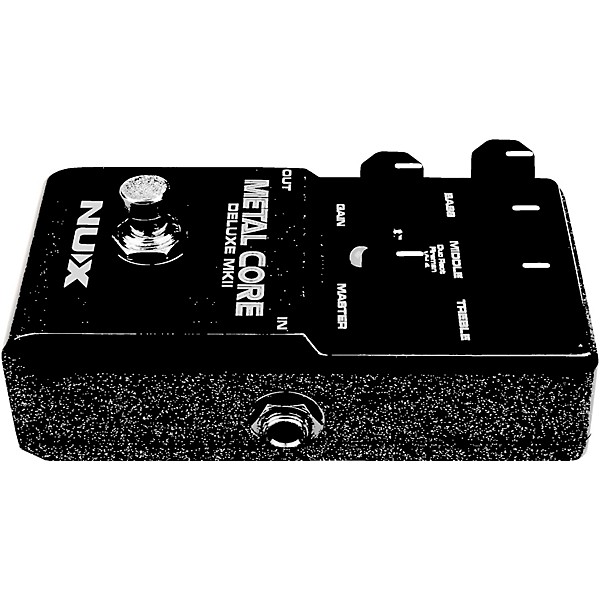 NUX Metal Core Deluxe MKII Hi Gain Distortion with 3 Amps/IR's True Bypass Effects Pedal Black