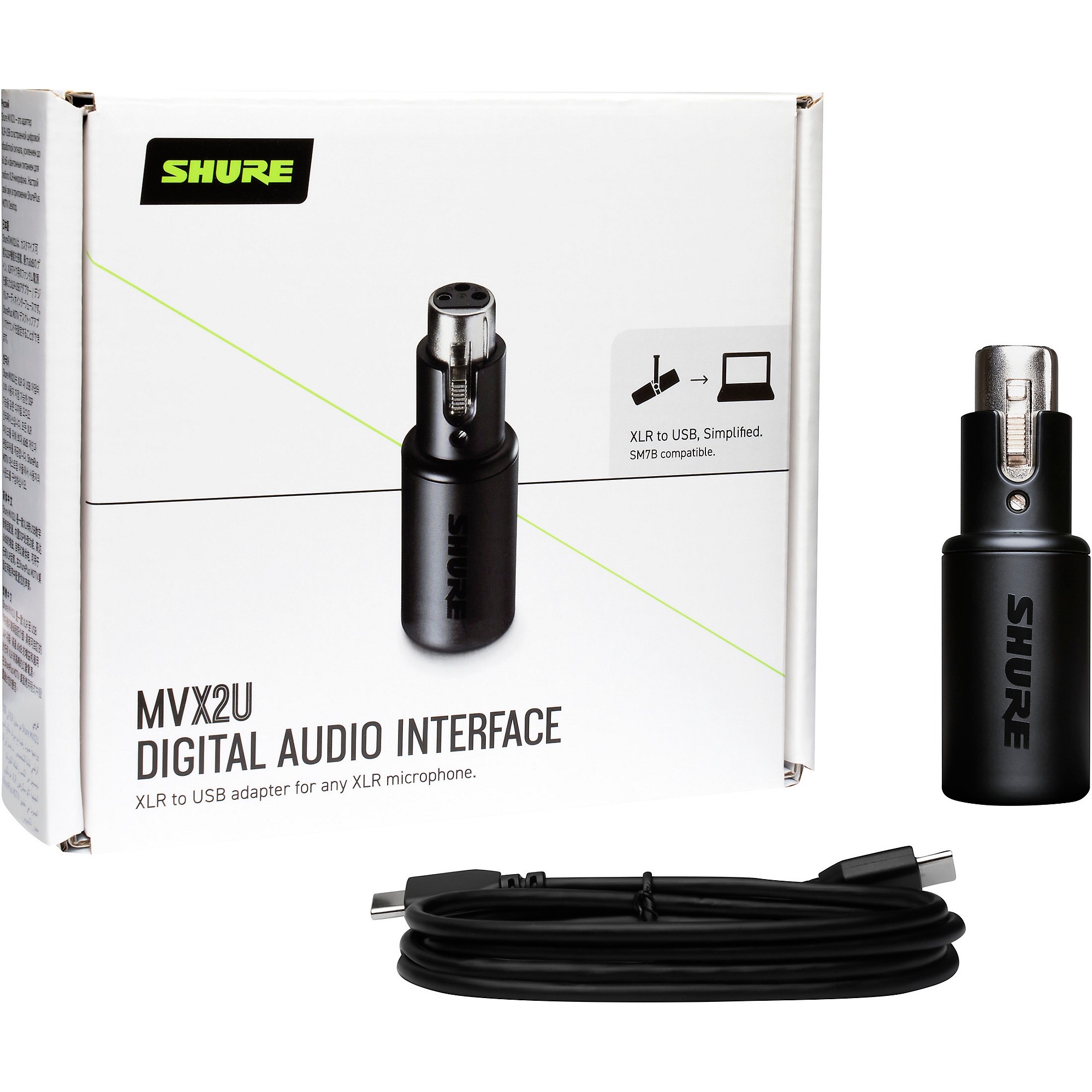Amazon.com: Shure MVX2U XLR-to-USB Digital Interface with