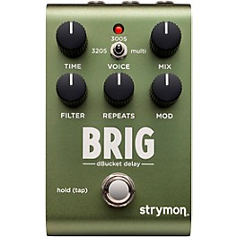 Strymon Brig Multi-Voiced dBucket Delay Effects Pedal Green