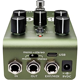 Strymon Brig Multi-Voiced dBucket Delay Effects Pedal Green