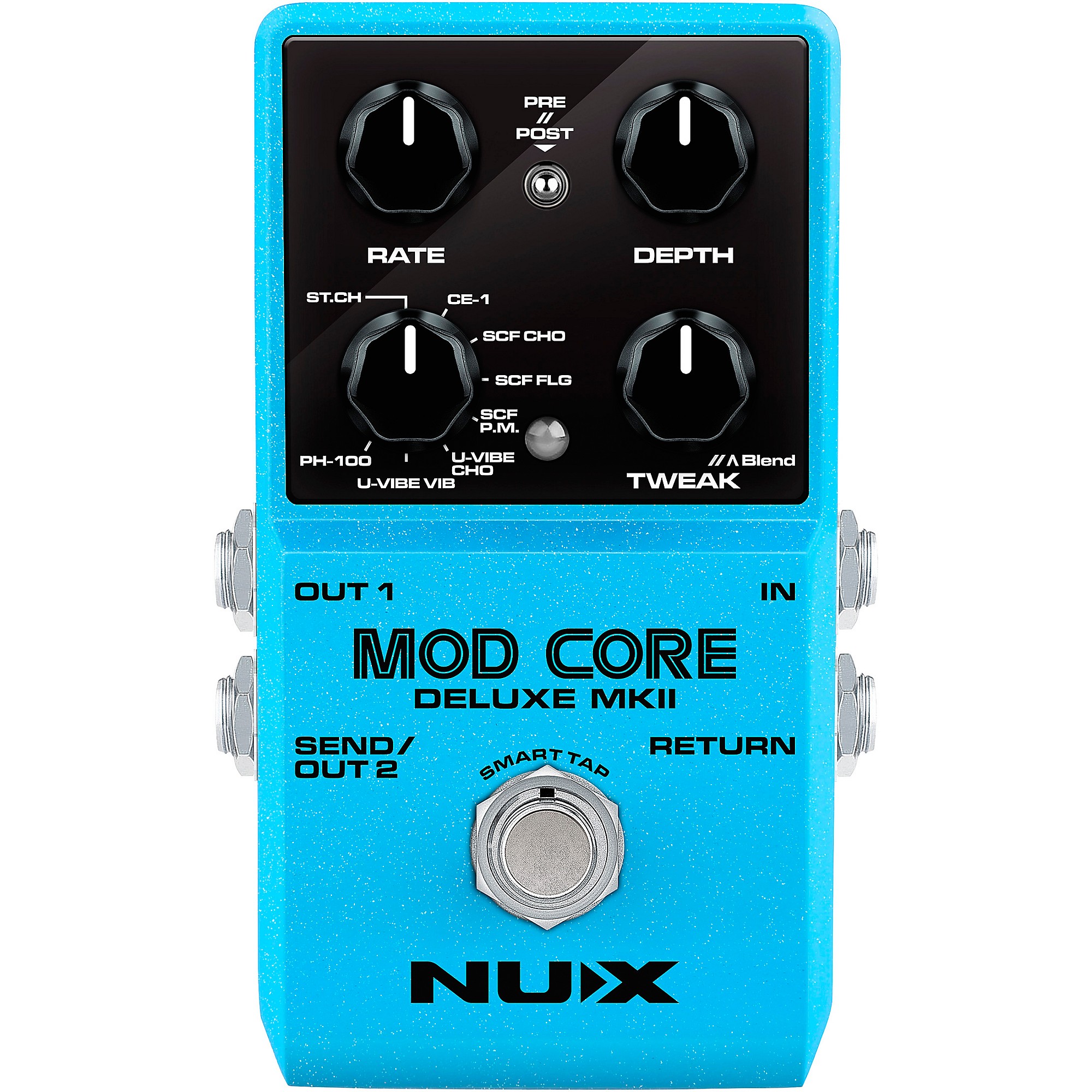 NUX Mod Core Deluxe MKII Effects Pedal Blue | Guitar Center