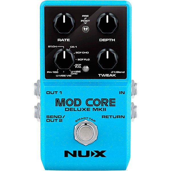 NUX Mod Core Deluxe MKII Effects Pedal Blue