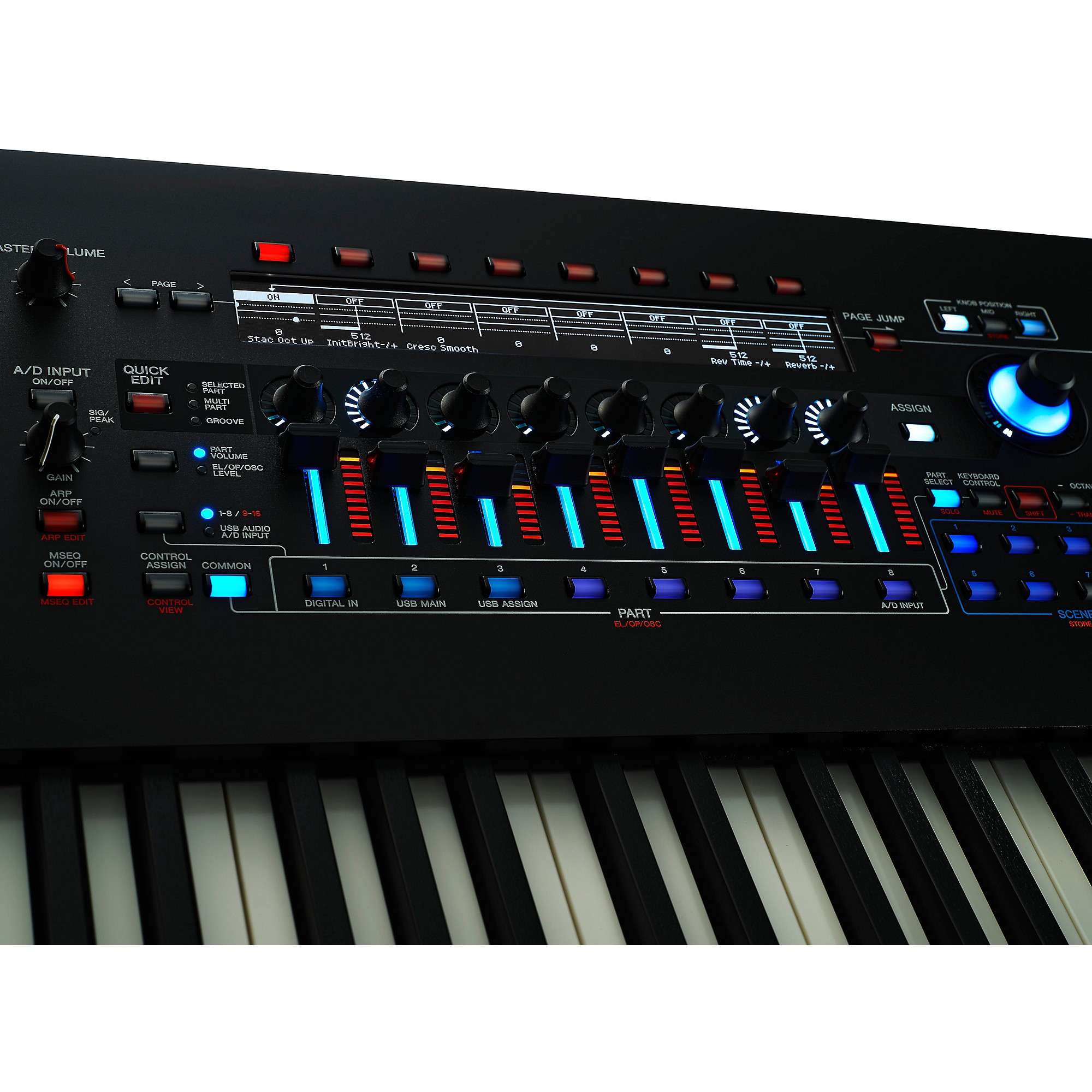鍵盤楽器 YAMAHA MONTAGE M7 Yamaha MONTAGE M7 76-Key Synthesizer | Guitar Center