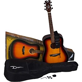 Dean AXS Prodigy Acoustic Guitar Pack Natural Dean AXS Prodigy Acoustic Guitar Pack Tobacco Sunburst