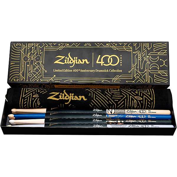 Zildjian Limited-Edition 400th Anniversary Drum Stick Bundle