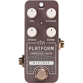 Open Box Electro-Harmonix PICO PLATFORM Compressor/Limiter Effects Pedal Level 1 Grey