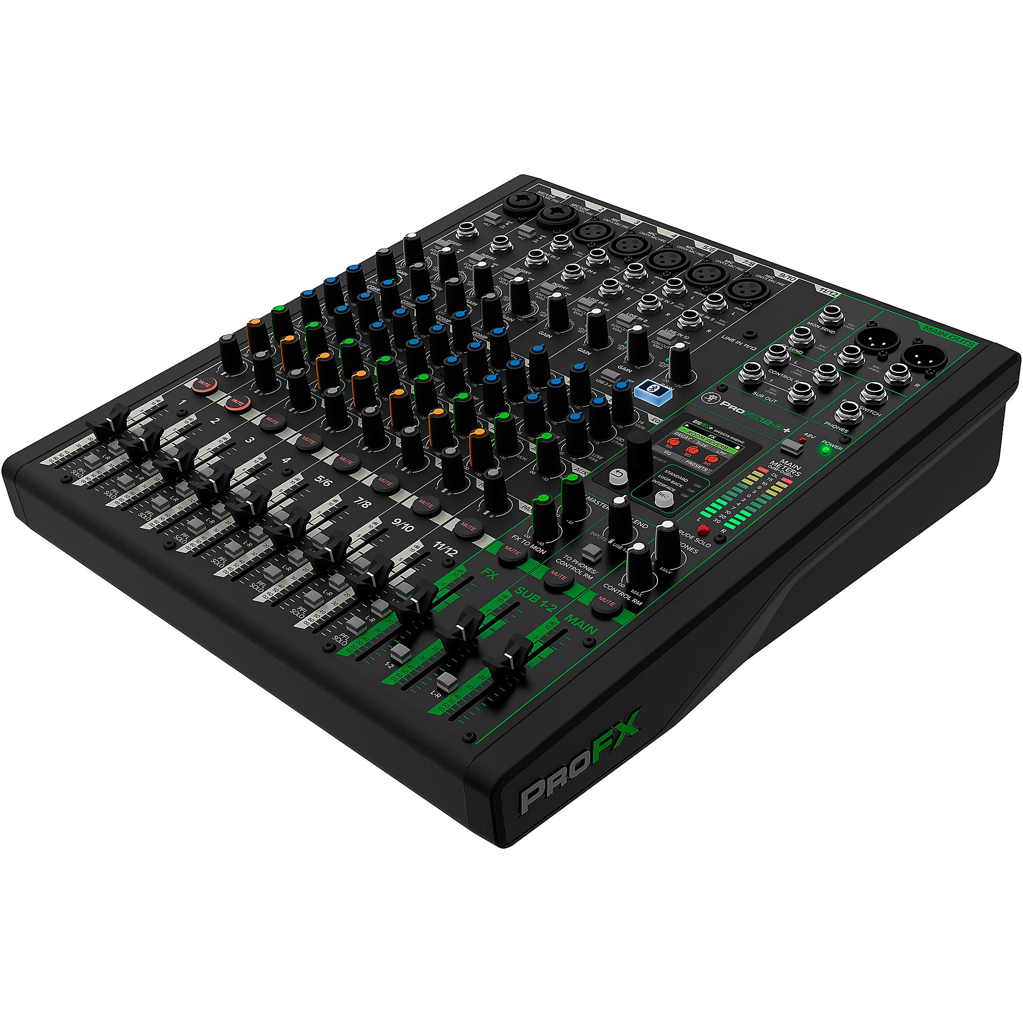 Mackie ProFX12v3+ 12-Channel Analog Mixer With Enhanced FX, USB 