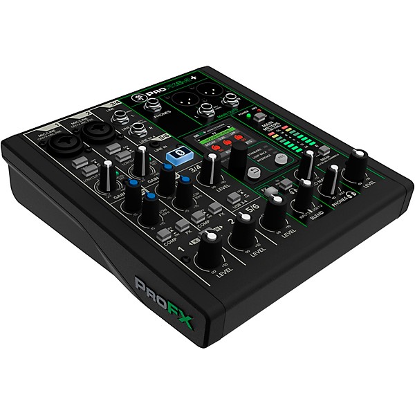 Mackie ProFX6v3+ 6-Channel Analog Mixer With Enhanced FX, USB Recording Modes and Bluetooth