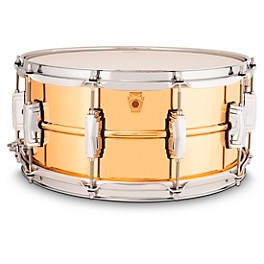 Ludwig Bronze Phonic Snare Drum 14 x 5 in. Ludwig Bronze Phonic Snare Drum 14 x 6.5 in.