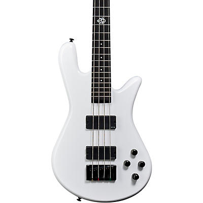 Spector Ns Ethos 4 Four-String Electric Bass White Sparkle Gloss for sale