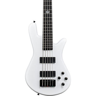 Spector Ns Ethos 5 Five-String Electric Bass White Sparkle Gloss for sale