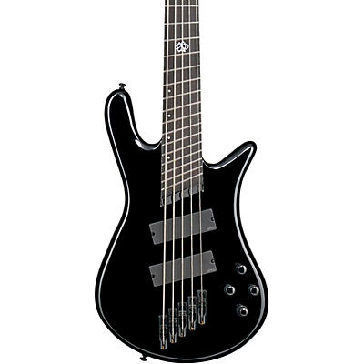 Spector Ns Dimension 5 Five-String Multi-Scale Electric Bass Solid Black Gloss for sale
