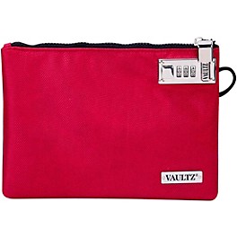 Vaultz Locking Accessories Pouch, 5x8, Berry