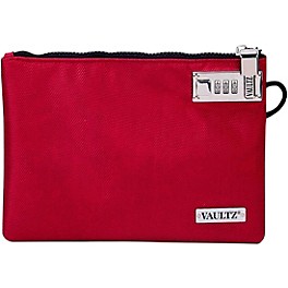 Vaultz Locking Accessories Pouch, 7x10, Berry