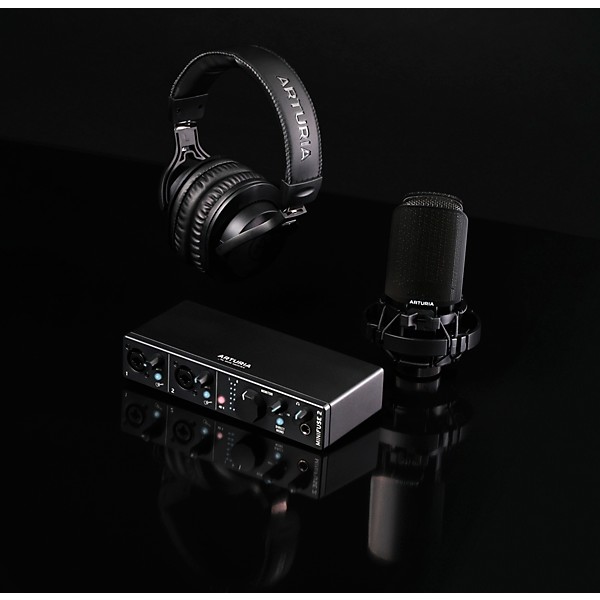 Open Box Arturia MiniFuse 2 Recording Studio Pack Level 1 Black