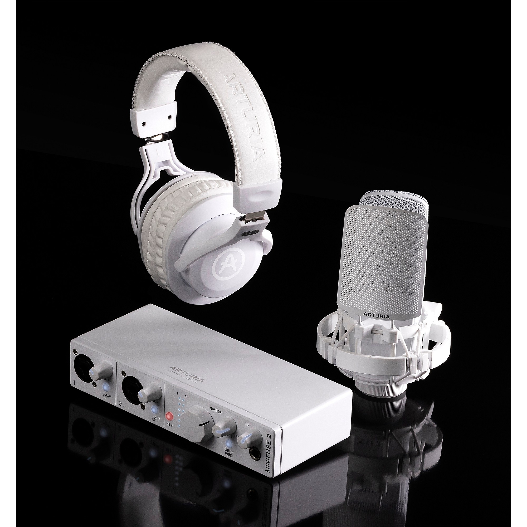 Arturia MiniFuse 2 Recording Studio Pack White | Guitar Center