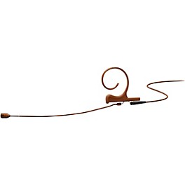 DPA Microphones 4288 CORE Directional Flex Earset Mic, 120 mm Boom, Brown, Mini-Jack