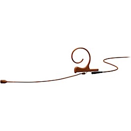 DPA Microphones 4288 CORE Directional Flex Earset Mic, 120 mm Boom, Brown, TA4F Mini-XLR