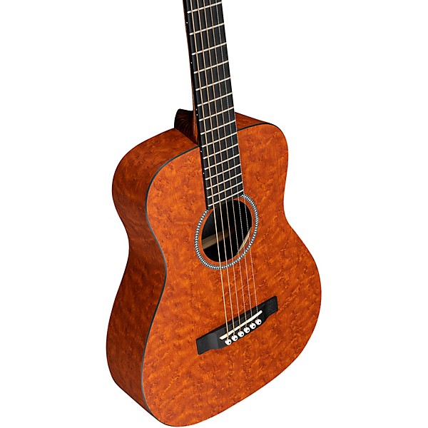 Martin Special Birdseye HPL X Series LX Little Martin Acoustic Guitar Cognac