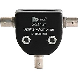 Audio-Technica 2X1SPLIT Passive Splitter/Combiner Black