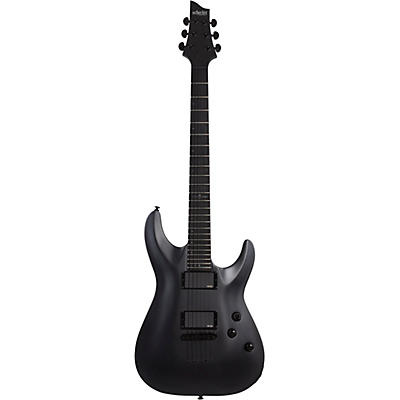 Schecter Guitar Research C-1 Platinum Blackout Electric Guitar Satin Black for sale