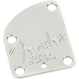 Fender American Deluxe Guitar 4-Bolt Neck Plate Chrome