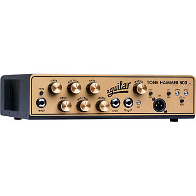 Aguilar Limited-Edition Gold Tone Hammer 500 Bass Amp Head for sale