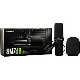 Shure SM7dB Dynamic Vocal Microphone With +28dB Built-in Active Preamp