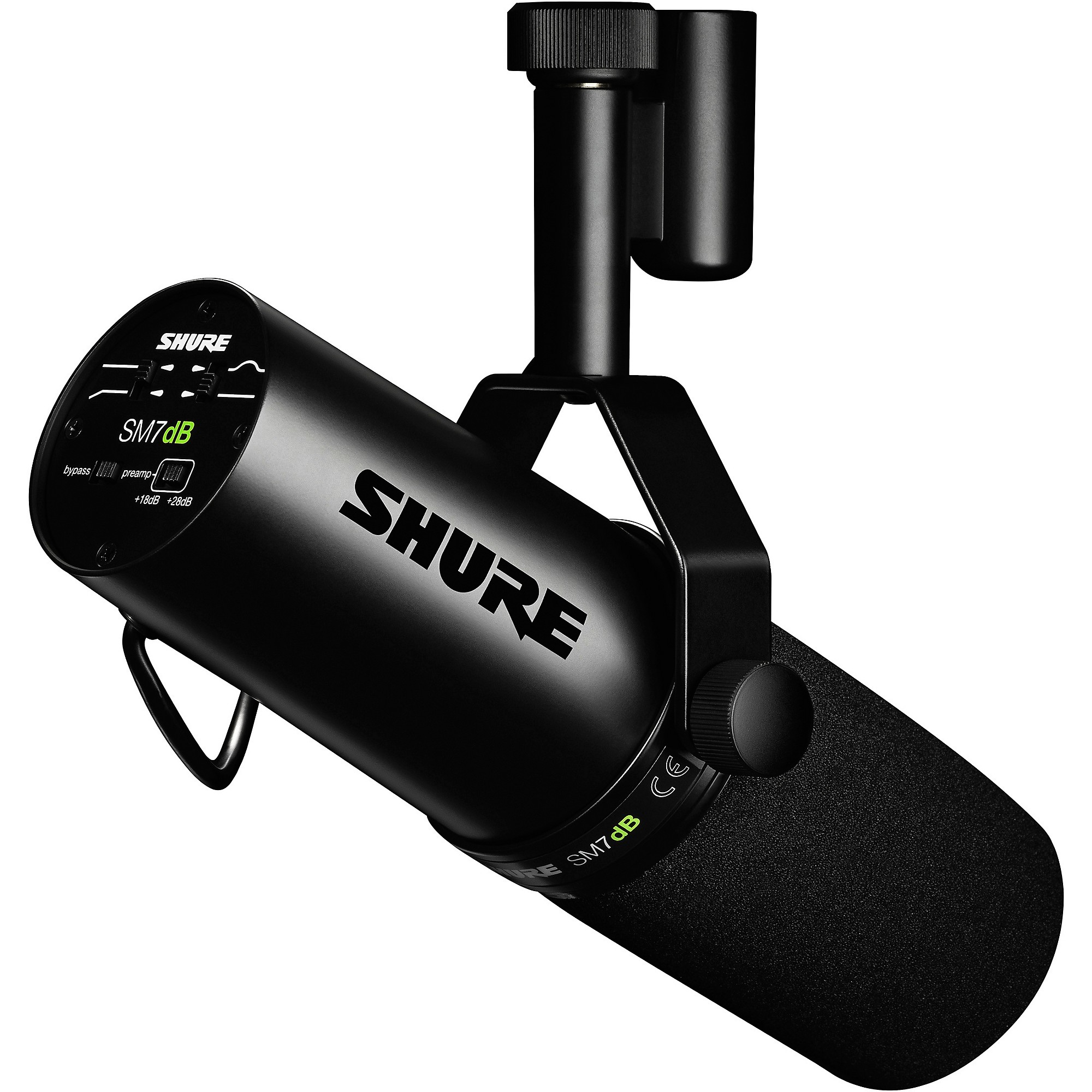 Open Box Shure SM7dB Dynamic Vocal Microphone With +28dB