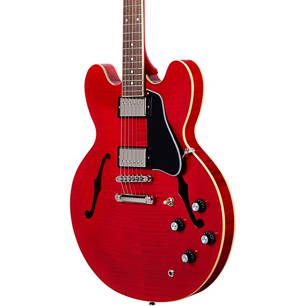 Epiphone ES-335 Figured w/Gibson USA Pickups Semi-Hollow Electric Guitar Cherry