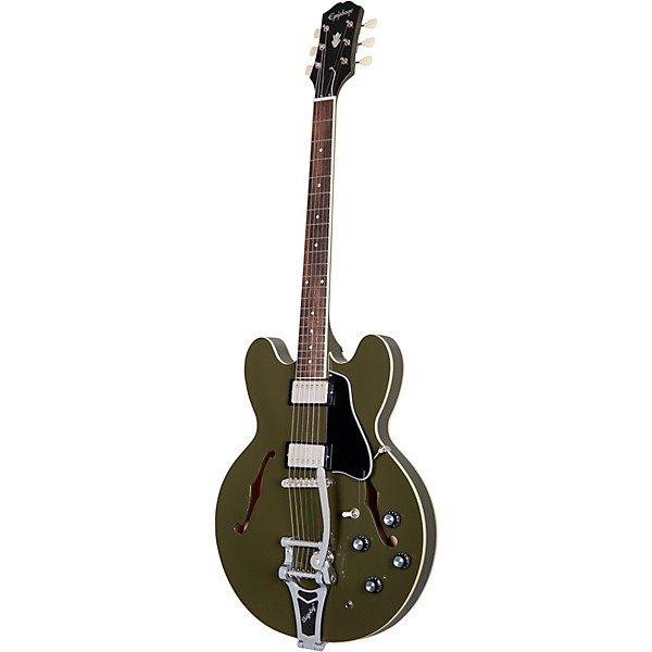 Epiphone ES-335 Bigsby Semi-Hollow Electric Guitar Olive Drab