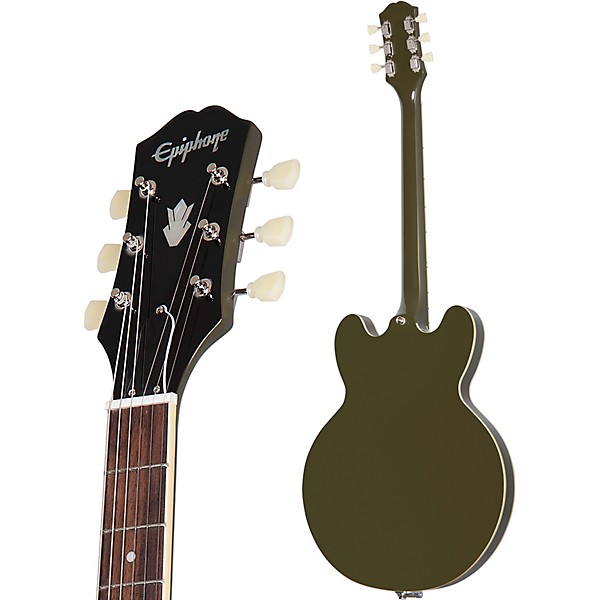 Epiphone ES-335 Bigsby Semi-Hollow Electric Guitar Olive Drab