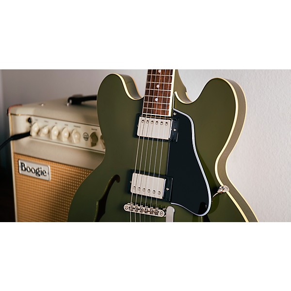 Epiphone ES-335 Bigsby Semi-Hollow Electric Guitar Olive Drab