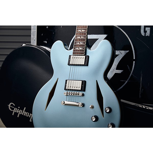 Epiphone Dave Grohl DG-335 Semi-Hollow Electric Guitar Pelham Blue