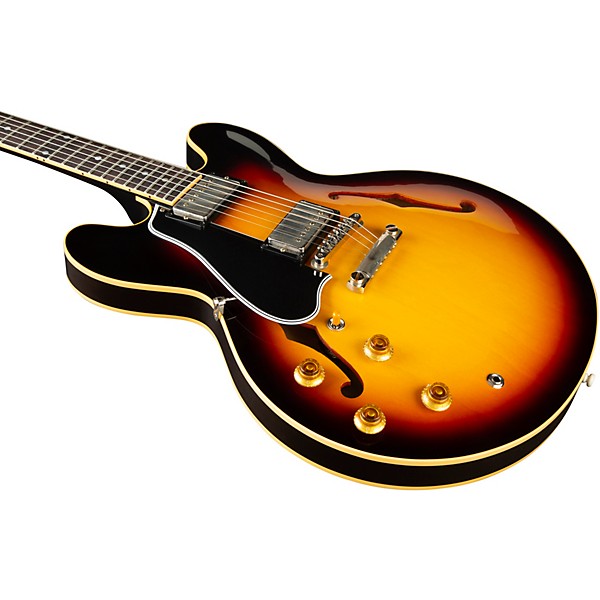 Gibson Custom 1959 ES 335 Reissue VOS Left-Handed Electric Guitar Vintage Burst