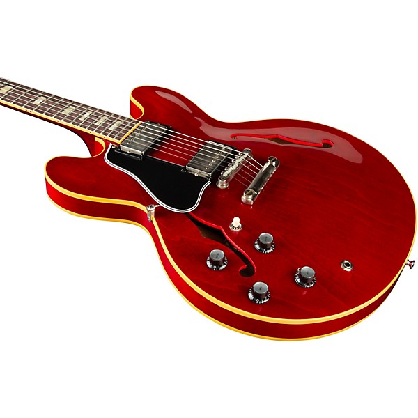 Gibson Custom 1964 ES-335 Reissue VOS Left-Handed Electric Guitar Sixties Cherry