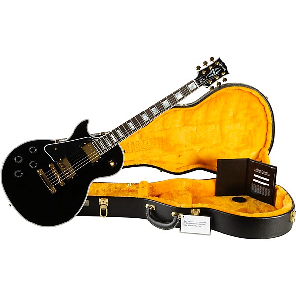 Gibson Custom Les Paul Custom Left-Handed Electric Guitar Ebony