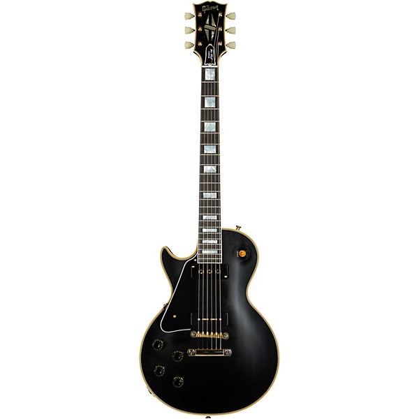 Gibson Custom 1954 Les Paul Custom Reissue VOS Left-Handed Electric Guitar Ebony