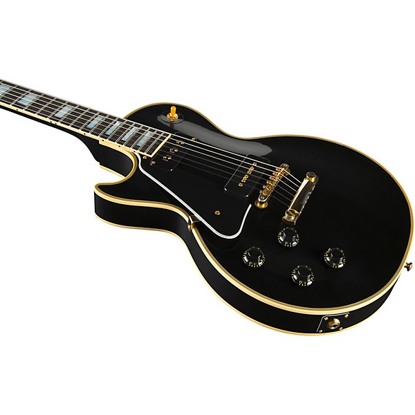 Gibson Custom 1954 Les Paul Custom Reissue VOS Left-Handed Electric Guitar Ebony