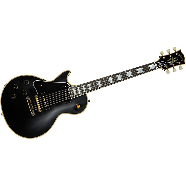 Gibson Custom 1954 Les Paul Custom Reissue VOS Left-Handed Electric Guitar Ebony